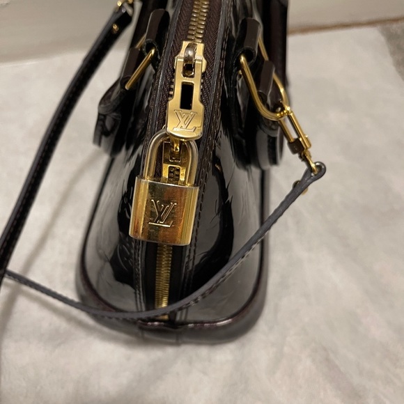 Louis Vuitton Hand Bag Alma BB Bordeaux Vernis - Picture 9 of 16